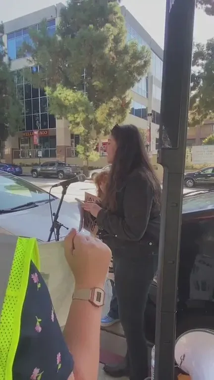 Antiisrael Activists Protest In Front Of Rep Schiffs Office 2